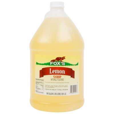 Picture of FOX'S - LEMON SYRUP 1 GAL