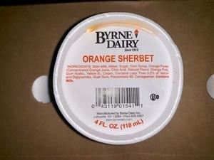 Picture of 4oz SHERBET CUP ORANGE