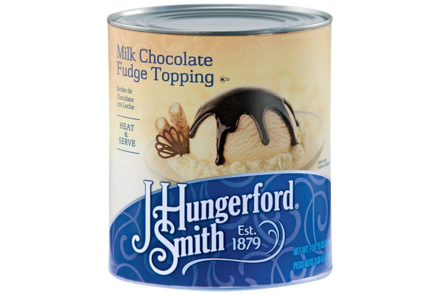 Picture of JHS MILK CHOC FUDGE CAN