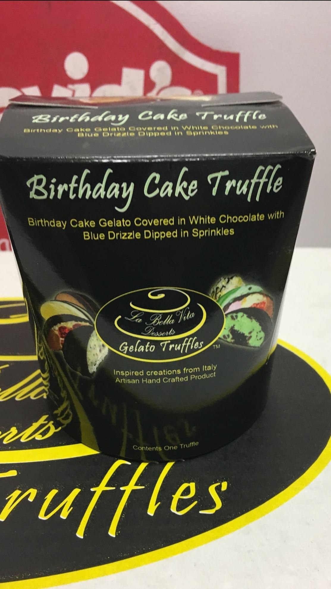 Picture of TRUFFLE CUP- BDAYCAKE 12ct