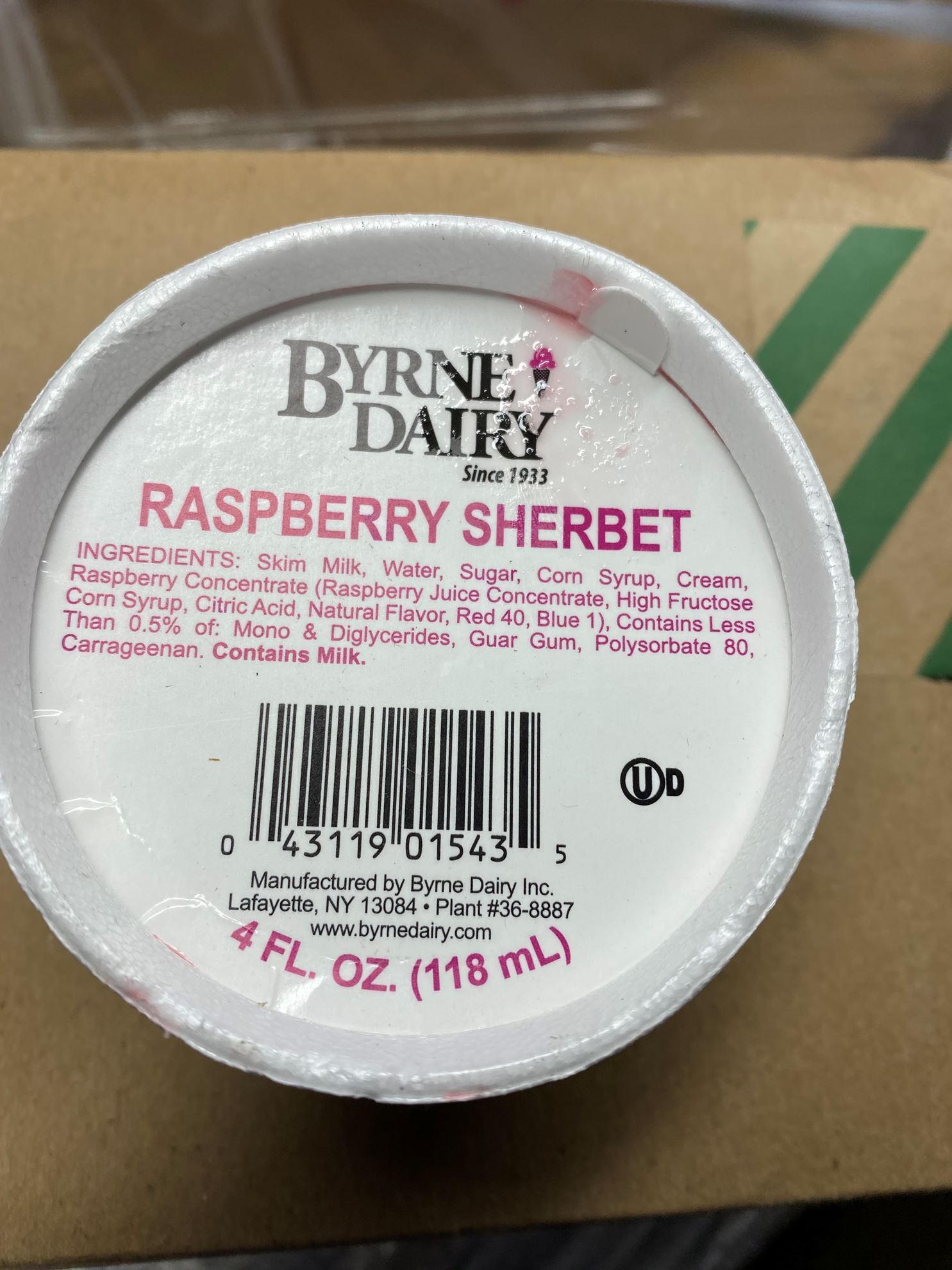 Picture of 4oz SHERBET CUP RASPBERRY